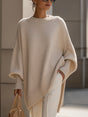 Cotton and Acrylic Knit Sweater with Fine Knit Structure and Breathable Fabric