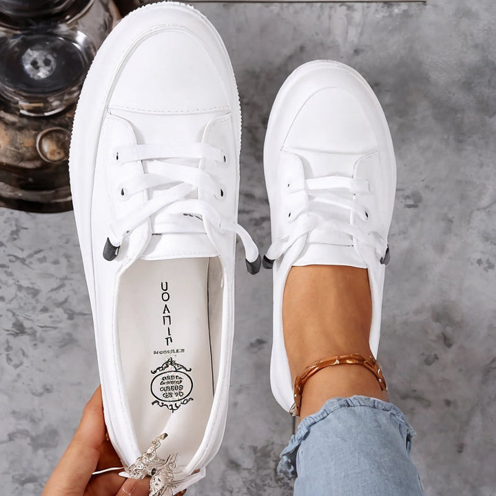 Women's Slip-On Sneakers with Orthopedic Footbed and Cushioned Platform Sole