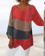 Versatile Blouse with Adaptable Fit for Tucked or Untucked Wear