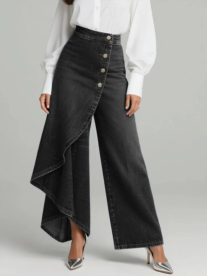 Elara™ Jeans mit weitem Bein: Stilvoller Komfort für jeden Tag 3