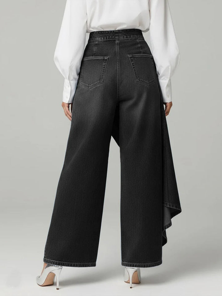 Elara™ Jeans mit weitem Bein: Stilvoller Komfort für jeden Tag 4