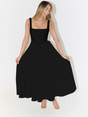 Elegantes Damenkleid mit Eckigem Ausschnitt: Stilvoll für Feste und Alltag 0