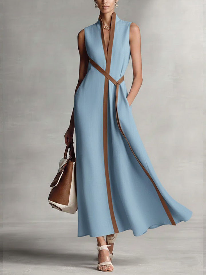 Elegantes Wickel-Maxikleid: Schmeichelhafte Eleganz für den Sommer 2