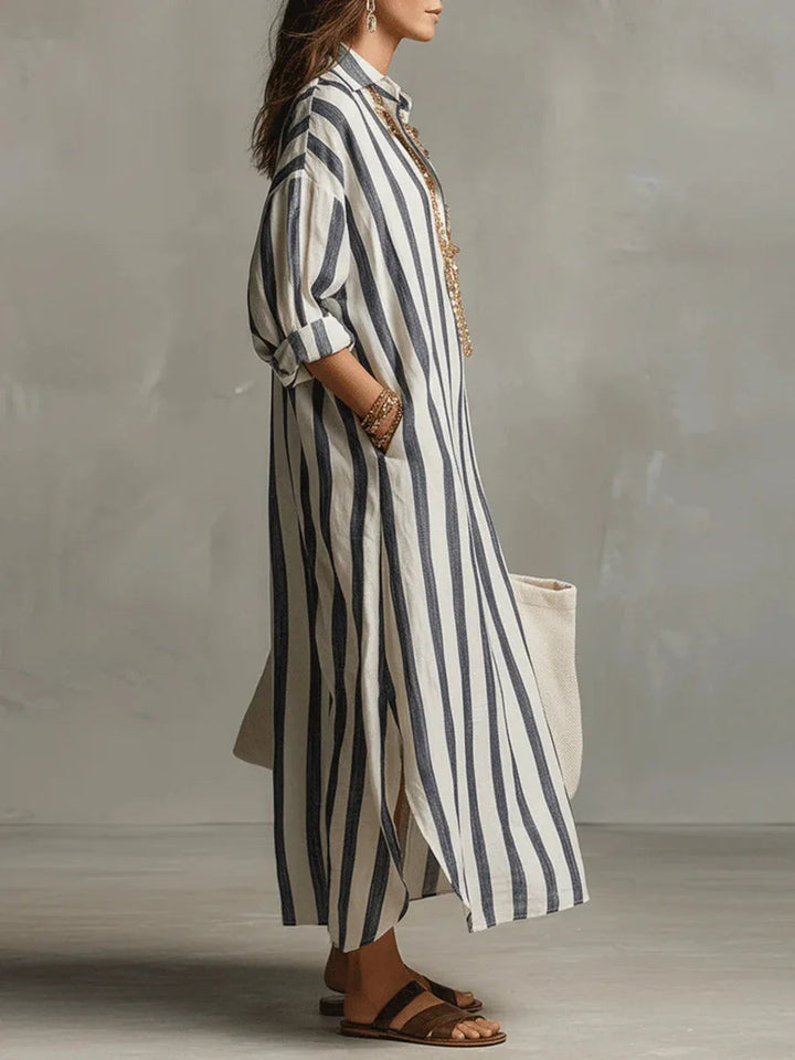 Langes Hemdblusenkleid Damen: Bequem & Stilvoll für Sommer Tage 1