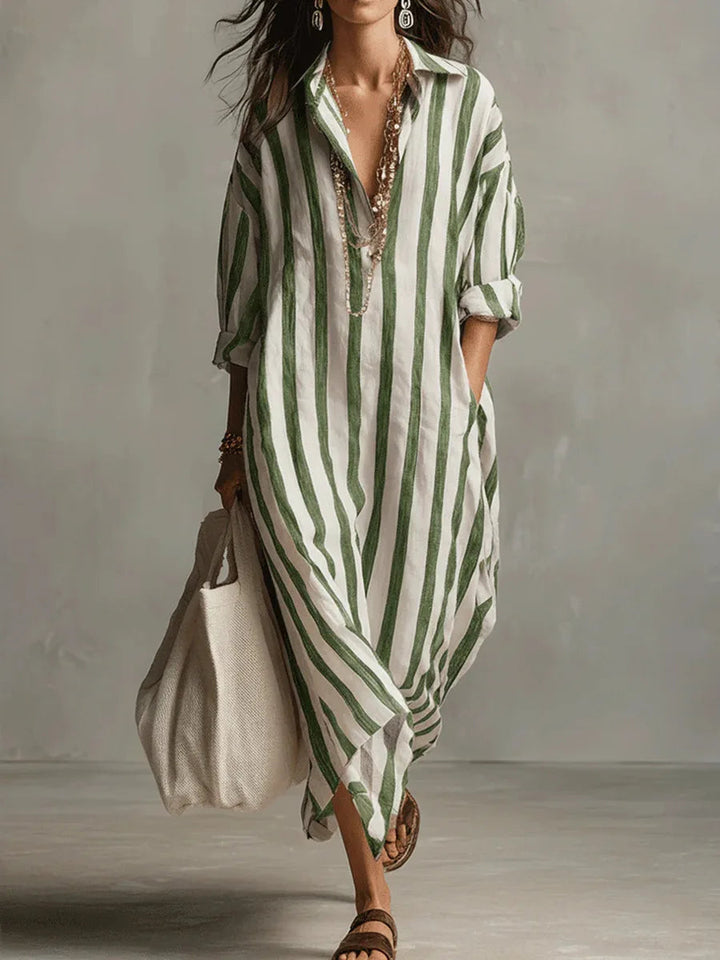 Langes Hemdblusenkleid Damen: Bequem & Stilvoll für Sommer Tage 4