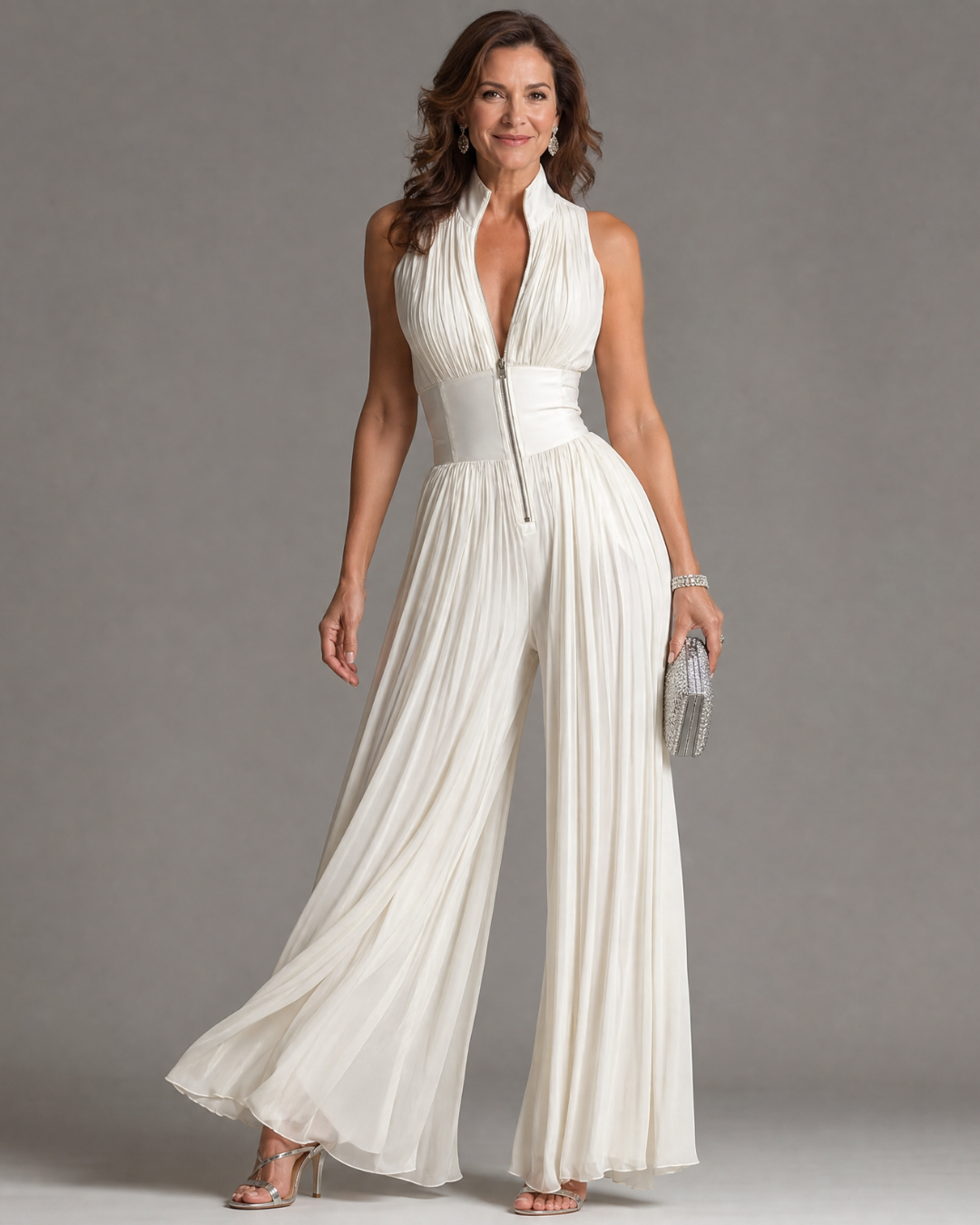 Plissee-Overall Damen: Elegante Passform für Festliche Anlässe 0