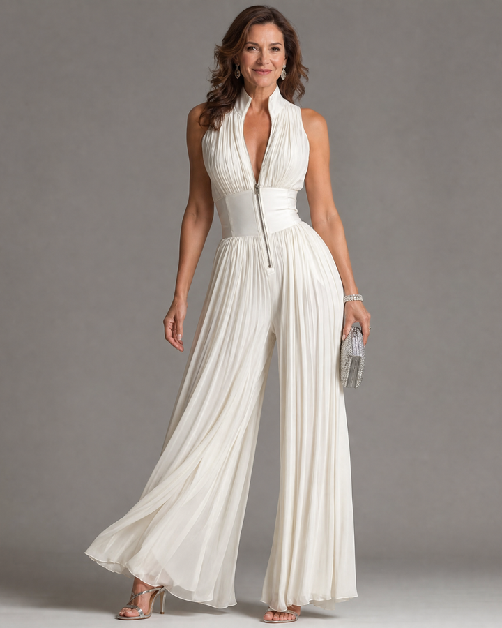 Plissee-Overall Damen: Elegante Passform für Festliche Anlässe 0