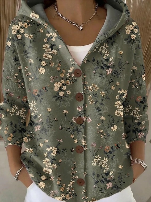 Women's Open-Front Cardigan with Breathable Fabric and Relaxed Fit, Machine Washable