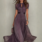Vivienne Maxikleid: Elegante Chiffon-Raffung für festliche Anlässe 0