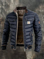 Quilted Jacket with 180g Duck Down Insulation and Dual-Slider Zipper