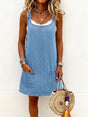 Women's Denim Shorts with Relaxed Fit and Stretch Fabric for Warm Weather