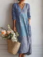 Breathable Spring Dress with Relaxed Fit and Side Pockets