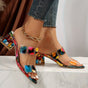 Rosie | Women's Multi-Strap Block Heel Sandals Open Toe Slip-On - Women's Multi-Strap Sandals | Nancy Callen Fashion
